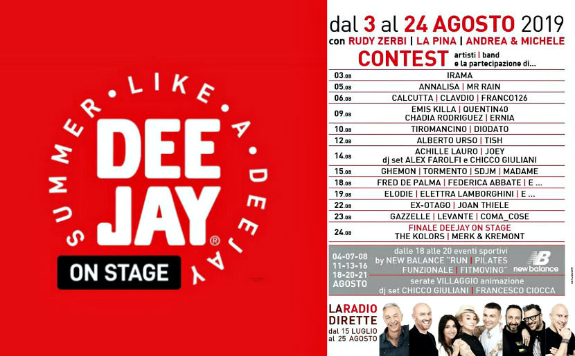 deejay on stage riccione